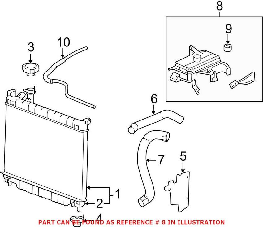 SAAB Expansion Tank 25780737